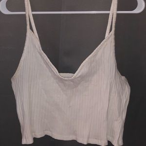 H&M white crop top